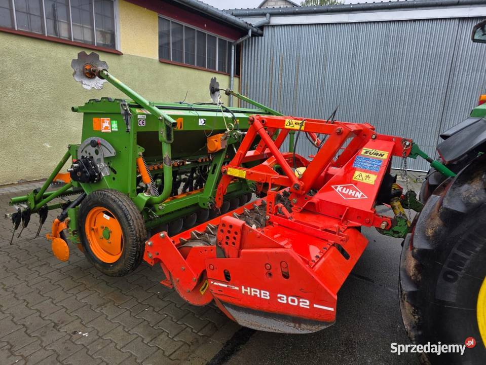 Zestaw siewnik Amazone D9 30 agregat Kuhn HRB