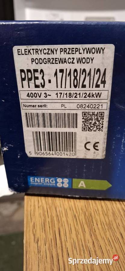 PODGRZEWACZ WODY PRZEPŁYWOWY KOSPEL PPE3 182124 Jastrzębie-Zdrój