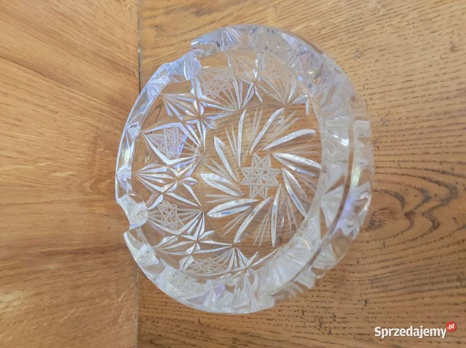 kryształowa popielnica popielniczka Ćmielów Kielce sprzedam