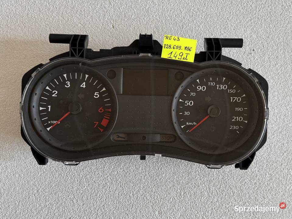 LICZNIK ZEGAR PRĘDKOŚCIOMIERZ RENAULT CLIO III sprzedam