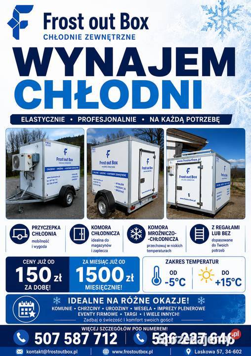 Wynajem chłodni