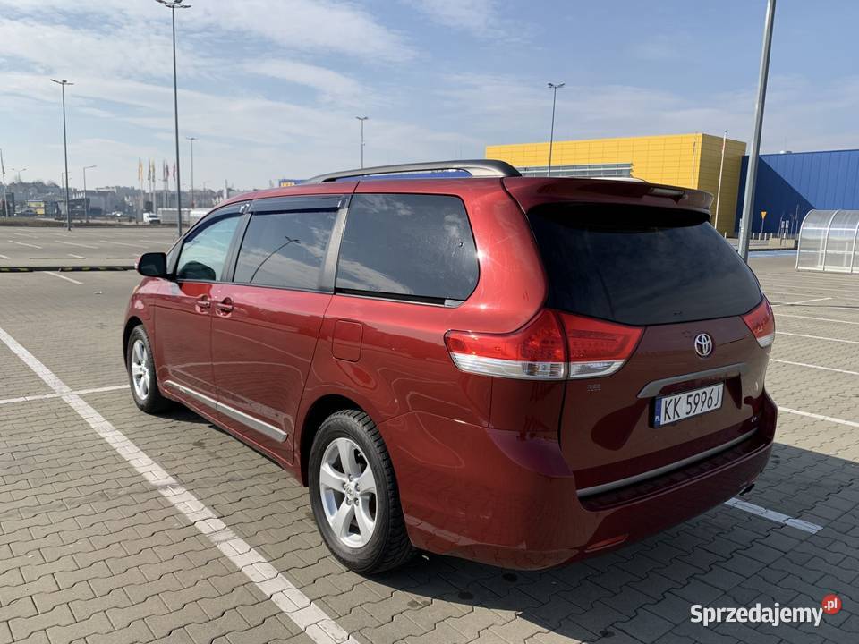 TOYOTA SIENNA 8 OSOB FRA VAT 23 3456cm3 Kraków sprzedam