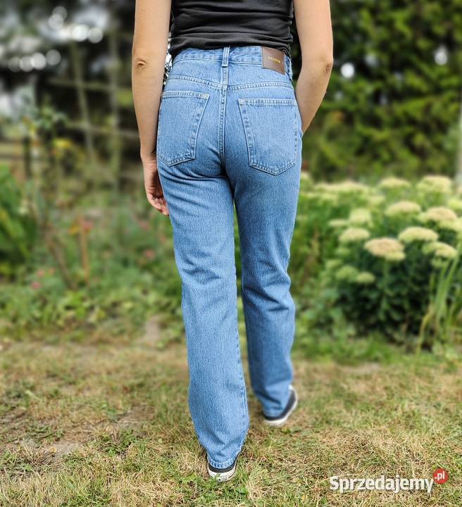 Spodnie jeansowe PullBear 36 S niebieskie jeansy Spodnie