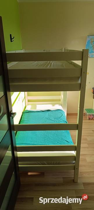 Łóżko piętrowe jesionowe sprzedam