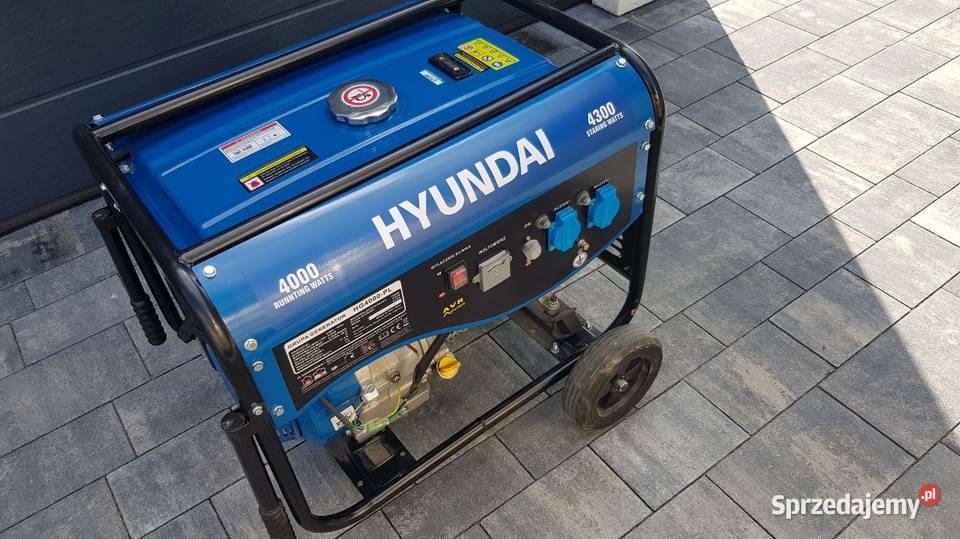 Generator prądotwórczy agregat Hyundai 4000 W Łódź sprzedam