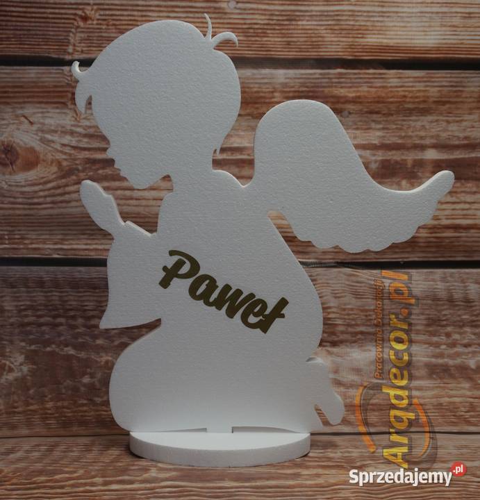 Aniołki figurki ozdoby styropianowe na Pierwszą podkarpackie Dębna