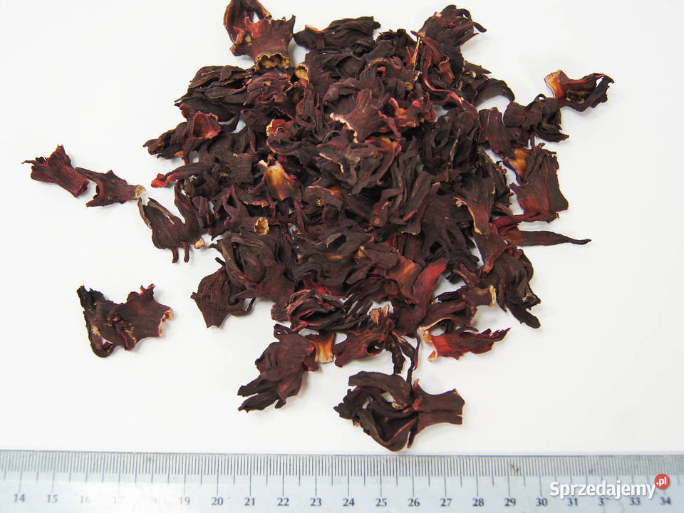 Hibiskus całe kwiaty suszone świeża dostawa Łódź