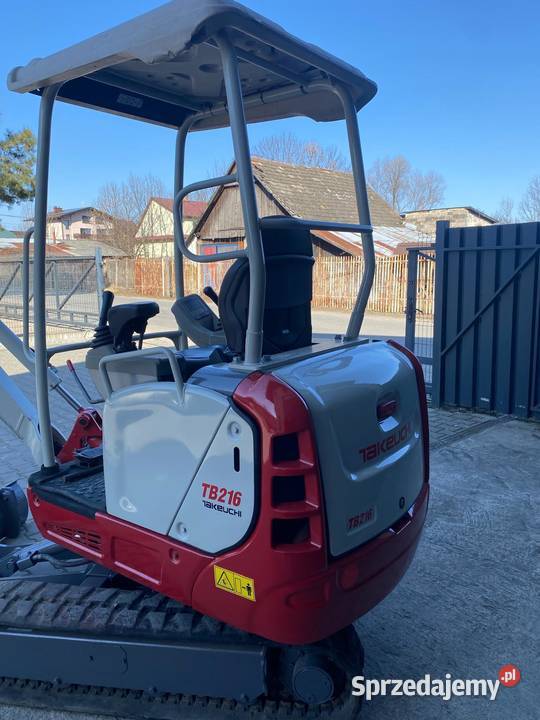 Takeuchi TB 216 otwarta kabina nowa
