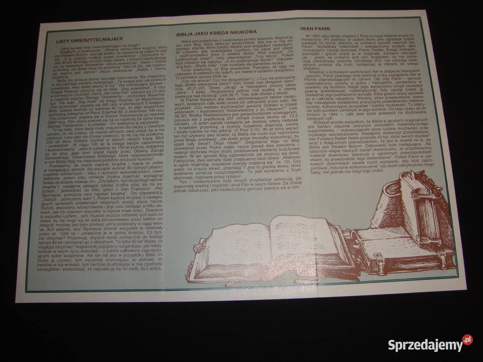 Pismo Święte Całkowicie Prawdziwe z fotoopisem Tychy