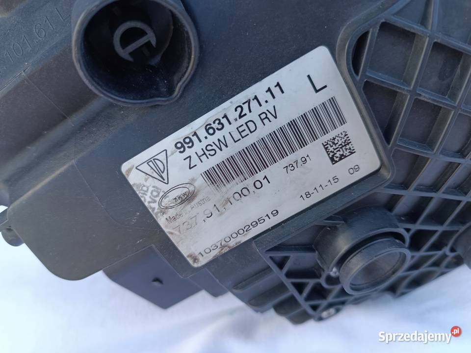 LAMPA LEWY PRZÓD XENON LED 99163127111 PORSCHE Nowy Tomyśl sprzedam