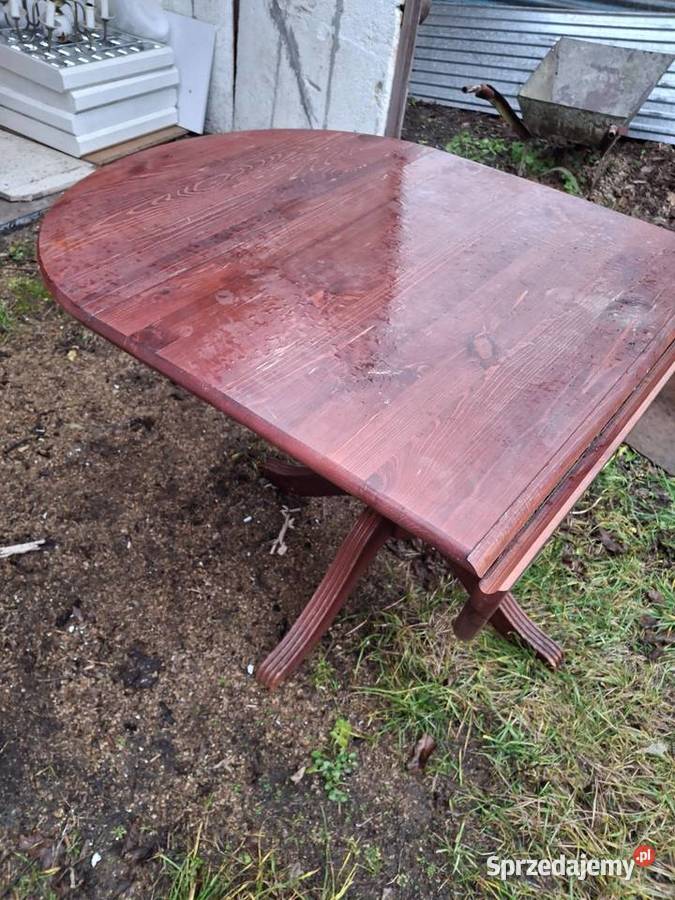 Stół drewniany rozkładany 92x150 świętokrzyskie Ostrowiec Świętokrzyski sprzedam