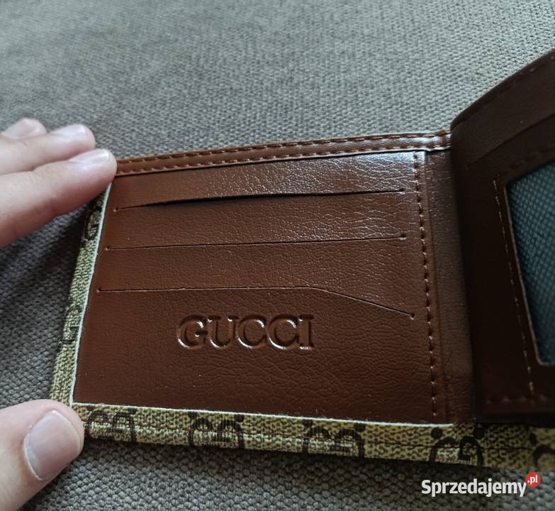 Portfel męski Gucci Dla mężczyzn Białystok sprzedam