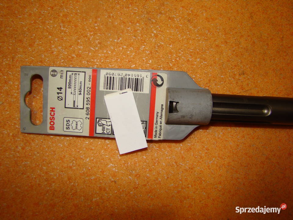Wiertło SDS BOSCH fi 14 mm 800 x 940 mm Ref 2 Bielsko-Biała