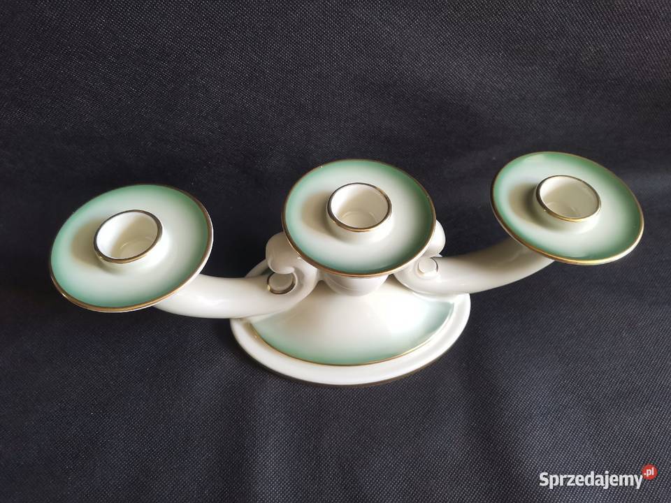 Stary duży świecznik porcelana Rosenthal Art Porcelana i szkło Katowice sprzedam