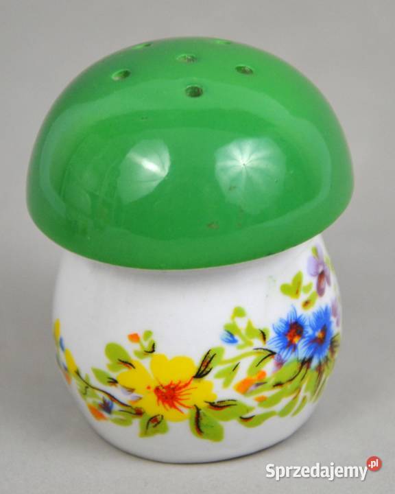 solniczka grzybek porcelana Aquincum Węgry lata Pomiechówek