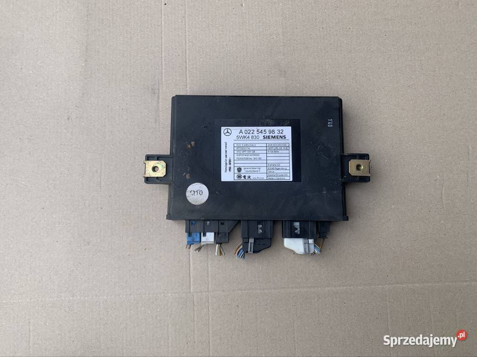 A0225459832 moduł sterownik Keylessgo mercedes s osobowe Układ elektryczny, zapłon Szczecin