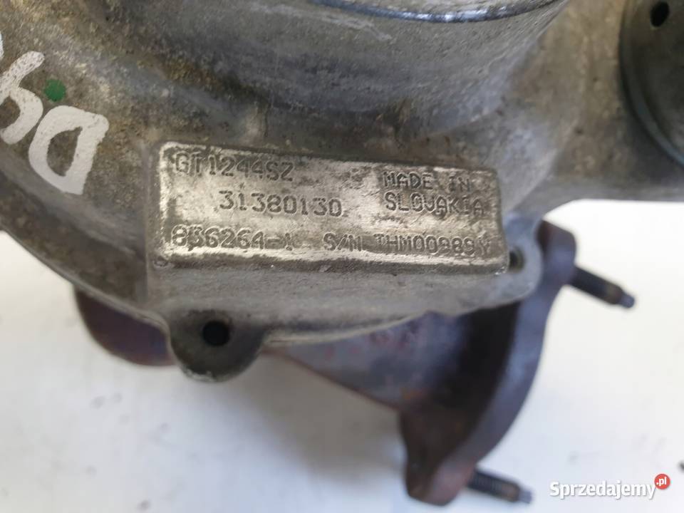 TURBOSPRĘŻARKA Volvo V40 II 20 D D2 31380130 osobowe Chełm