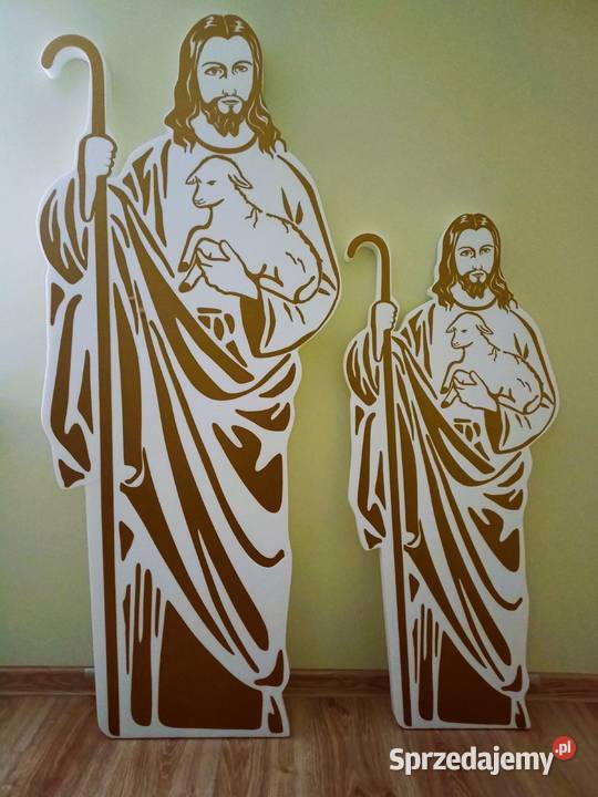 Postać Pana Jezusa pasterza dekoracja Pierwsza Dobrzyca