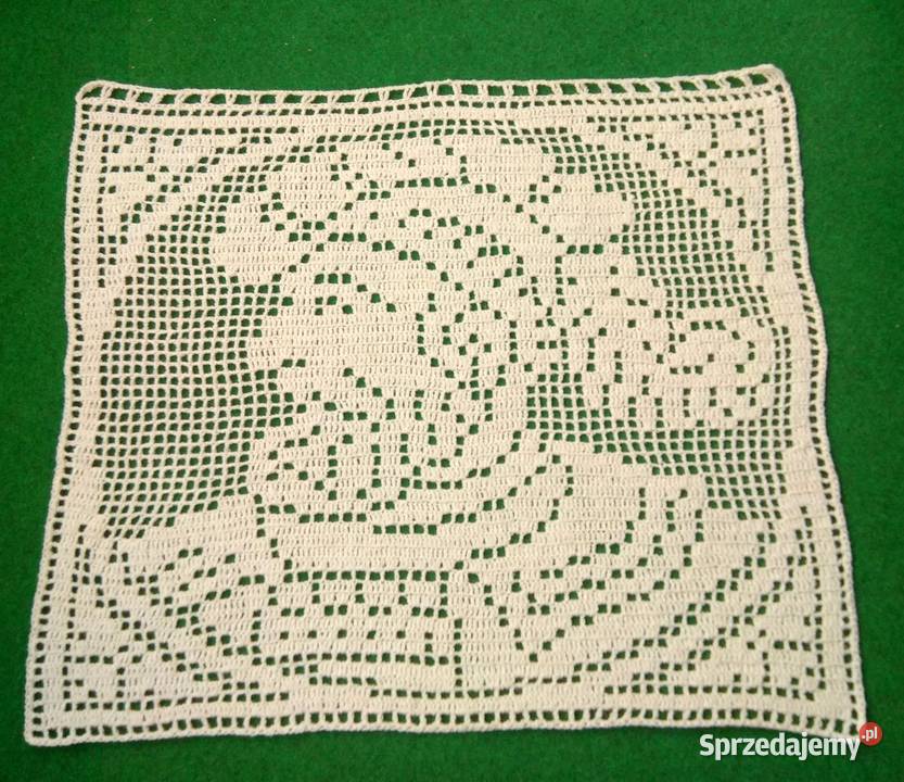 Ozdoba szydełkowa 2 x ok 75 x 43 Katowice sprzedam