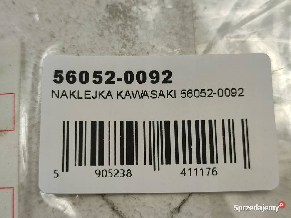 NAKLEJKA EMBLEMAT NA BAK KAWASAKI ZR1000A1H