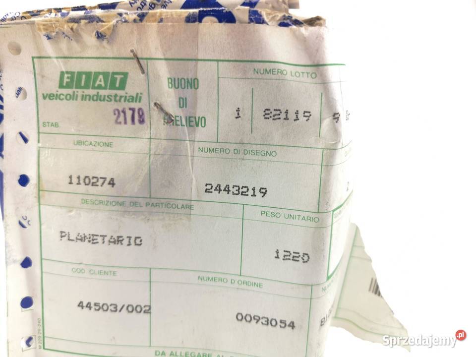 KOŁO ZĘBATE PLANETARNE IVECO 11013A 11016A ORI lubelskie