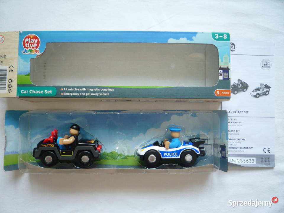 Playtive 2 Pojazdy 2 figurki Policja i złodziej Szczecin