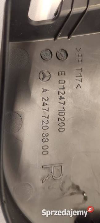 MERCEDES W247 TRÓJKAT DRZWI PRAWY PRZÓD