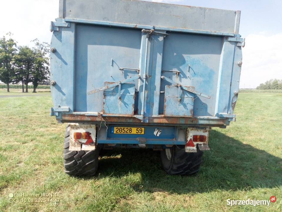 Przyczepa rolnicza 16 ton nieuszkodzony mazowieckie Borki-Wyrki