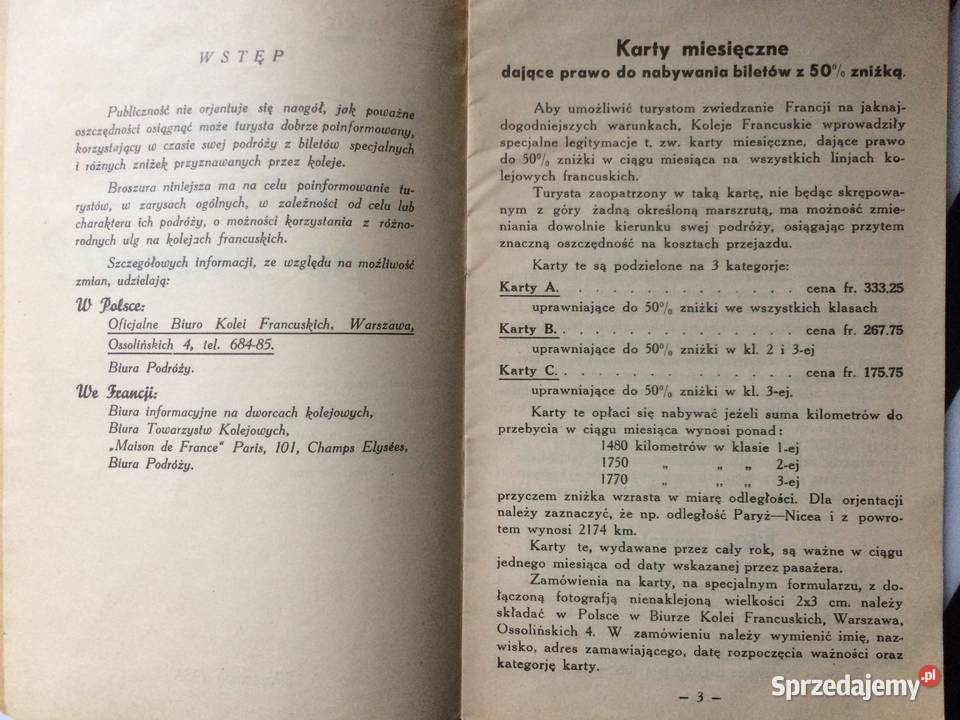 3621 Tanio Podróżować Francji Koleje Francuskie Szczecin