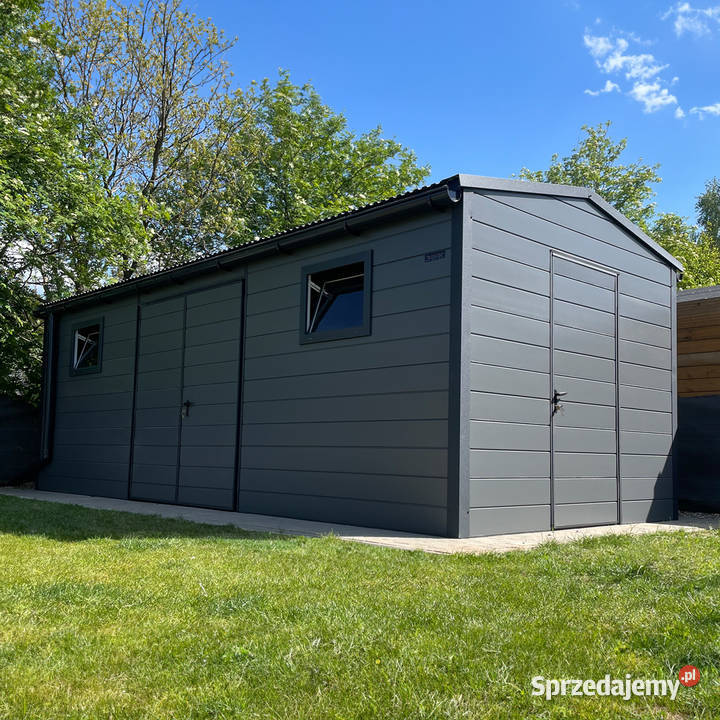 Garaż ocieplany z płyty warstwowej 37m grafit Kraków sprzedam