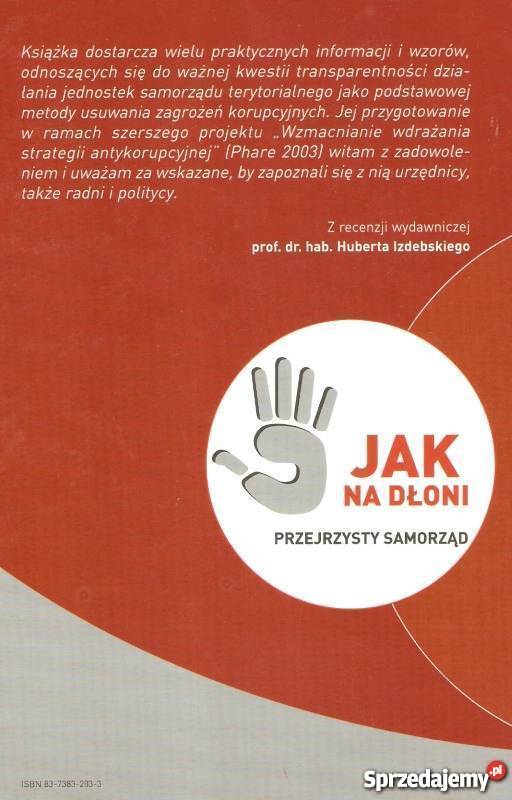 PRZEJRZYSTY SAMORZĄD PODRĘCZNIK DOBRYCH PRAKTYK prawo i administracja Warszawa