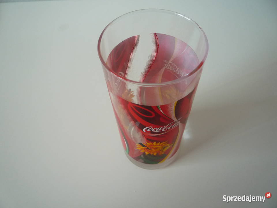 NOWA Coca Cola Kolorowa Szklanka do drinków wielokolorowy Szczecin