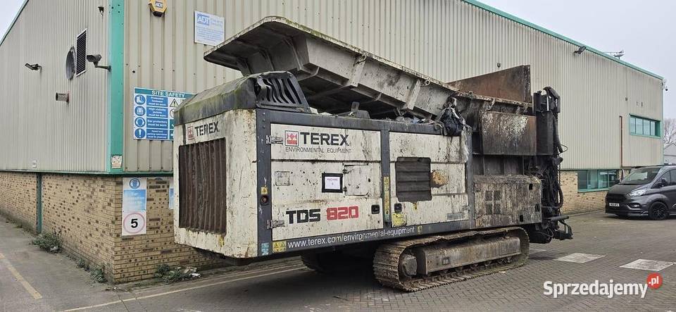 ROZDRABNIACZ DWUWAŁOWY WOLNOOBROTOWY TEREX TDS
