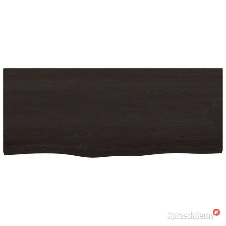 Półka ciemnobrązowa 100x40x24 wykończone drewno Warszawa sprzedam