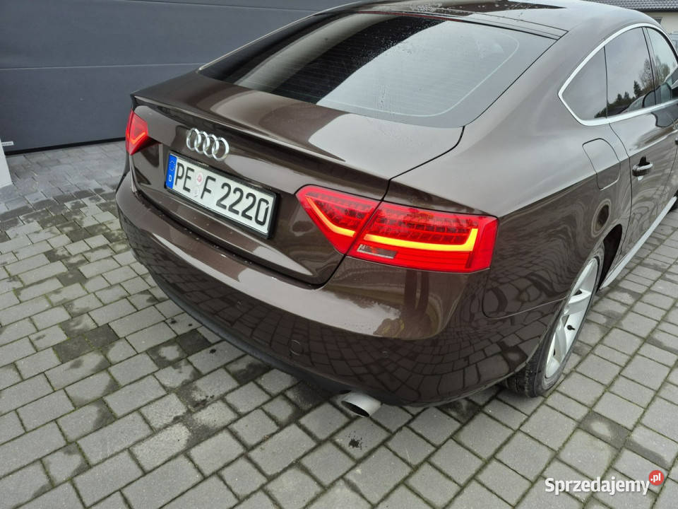 Audi A5 xenon led navi chromy ładny lift 8T Rok produkcji 2012 lubelskie Drelów