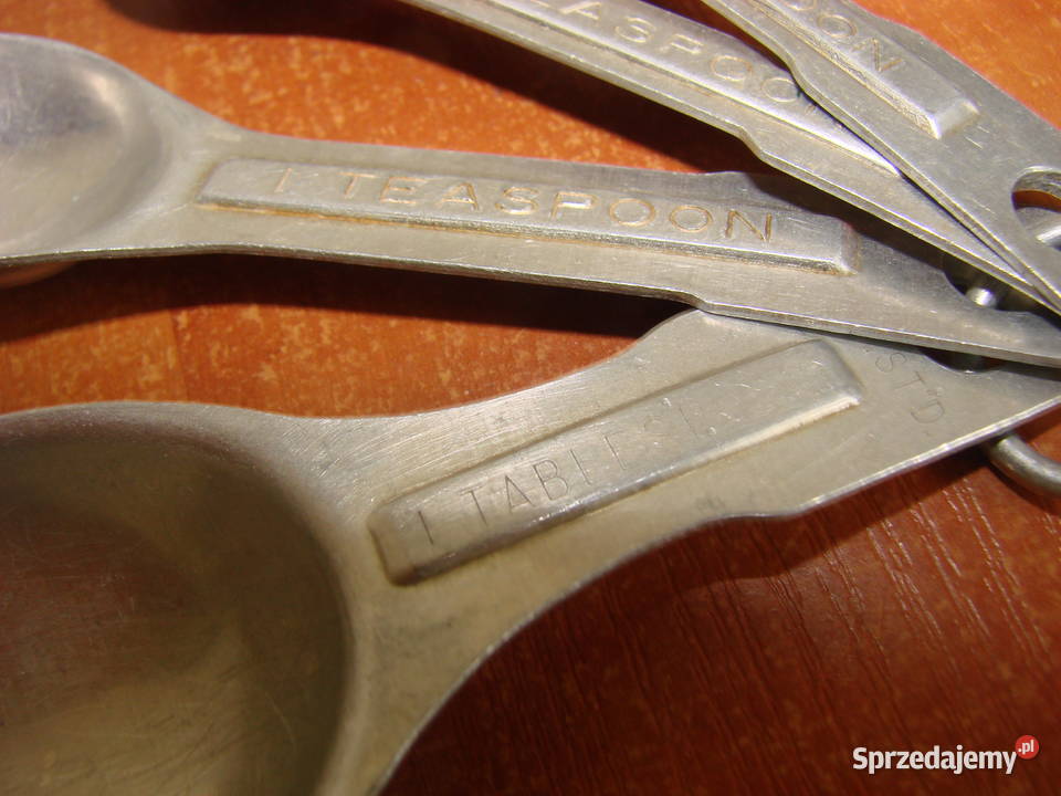 stare aluminiowe łyżeczkimiarki do herbaty Pruszcz Gdański sprzedam