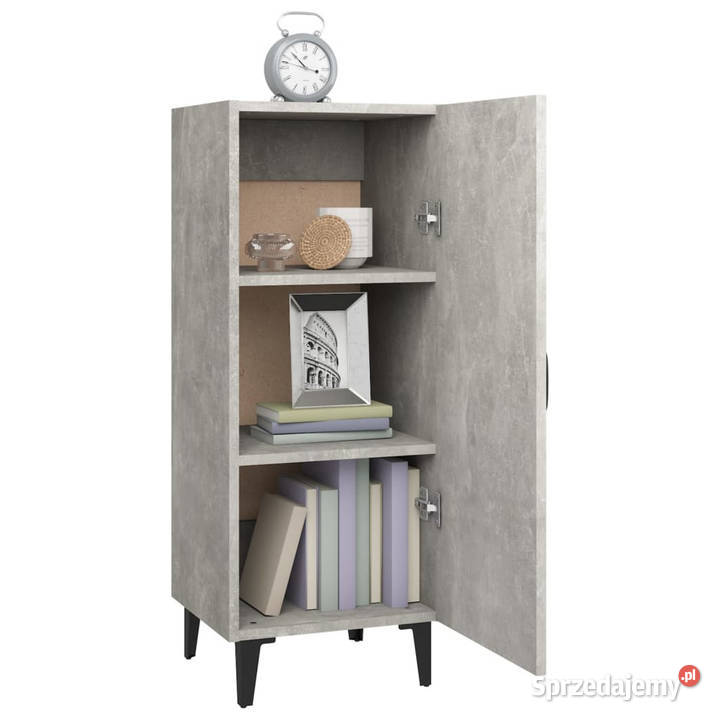Szafka szarość betonu 345x34x90 materiał mazowieckie Warszawa