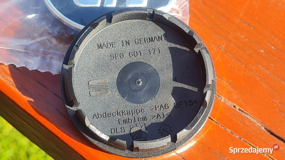 Nowe oryginalne dekielki Seat Do felg dekle 5F0 aluminiowe podkarpackie