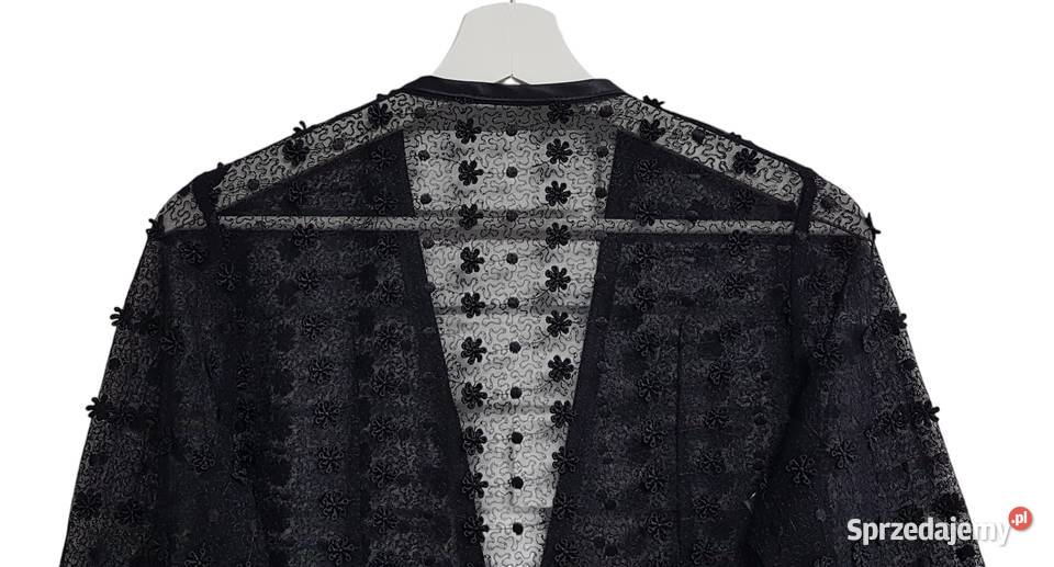 Damskie eleganckie czarne ażurowe bolerko z Chrzanów sprzedam