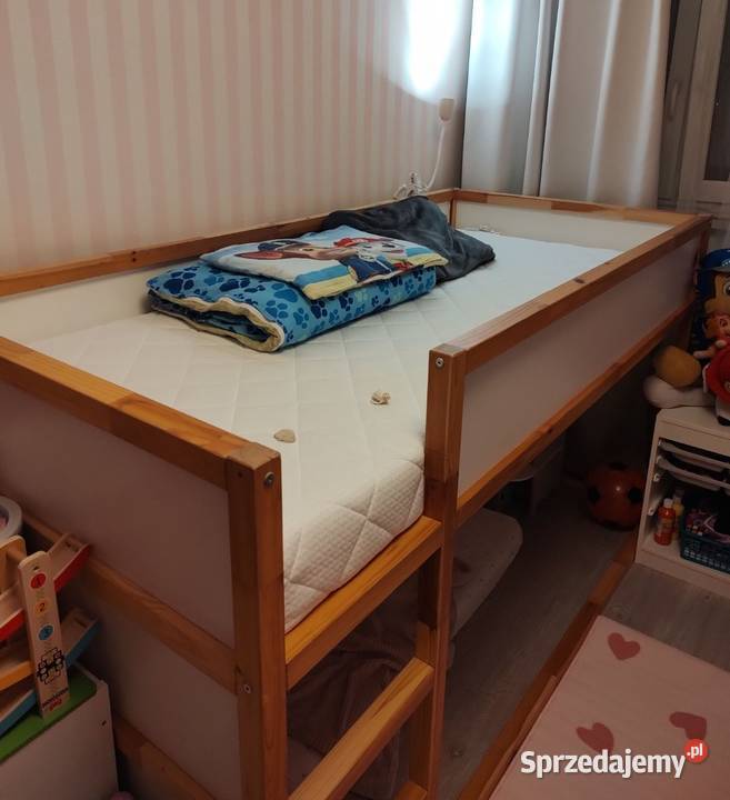 Łóżko Kura 90x200 Ikea piętrowe Dąbrowa Górnicza sprzedam