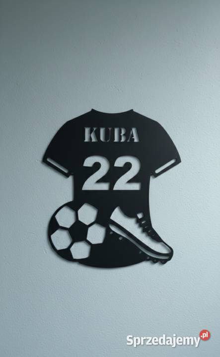 Dekoracja Ścienna Koszulka Piłkarska Imienna Obrazki i obrazy Warszawa