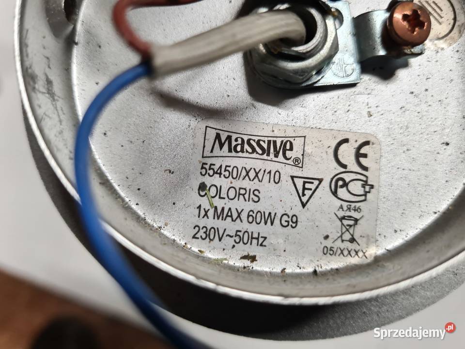 Lampy ścienne kule Massive z żarówką led 6 Świętochłowice sprzedam