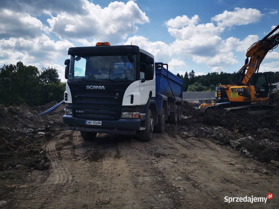 Wywrotka czteroośka Kiper Scania 8x4 6x4 śląskie Cieszyn
