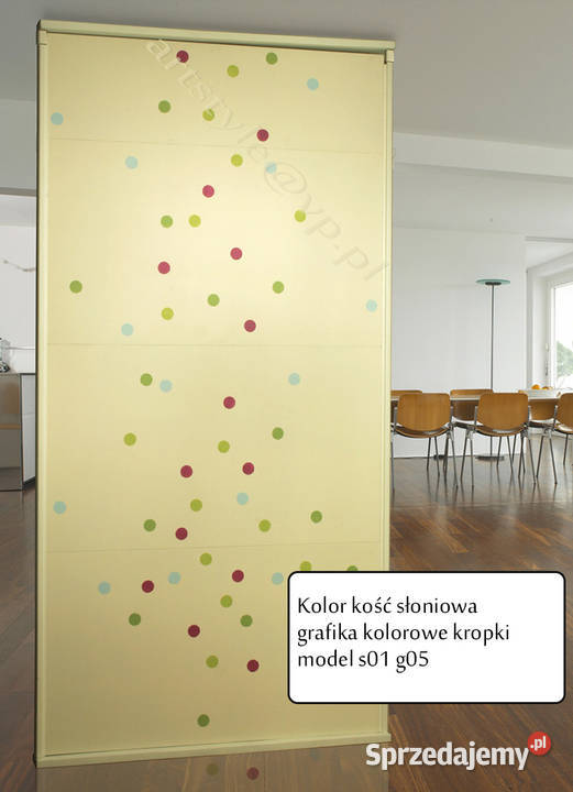 lekka ścianka rozporowa przegroda parawan Prosty