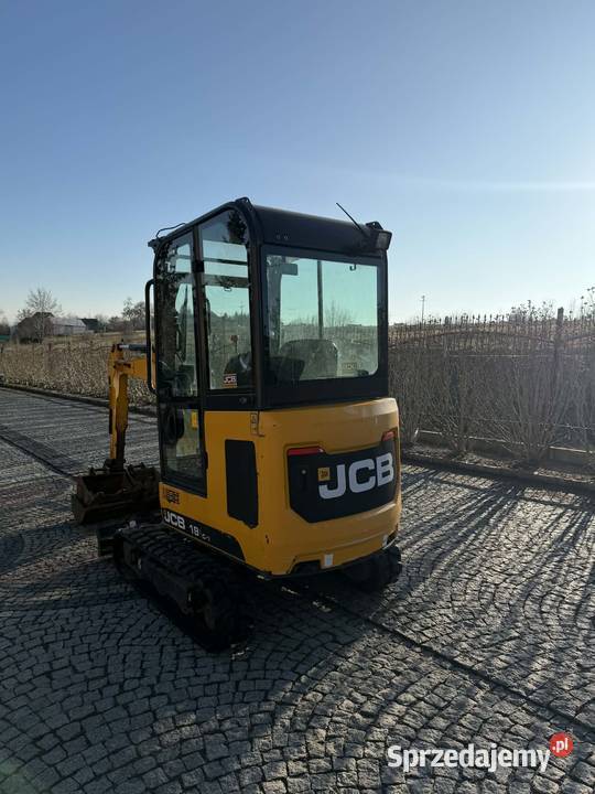 2 tony minikoparka jcb 19c1 2020r zamianaodkup Maszyny budowlane Nowy Sącz