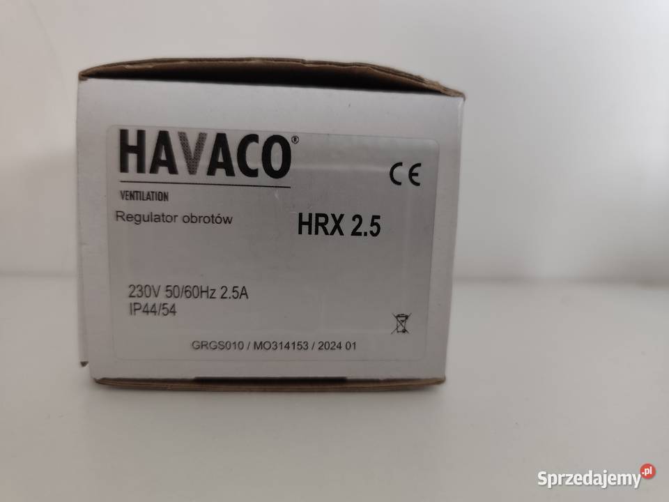 Tyrystorowy regulator HRX 25 do wentylatorów