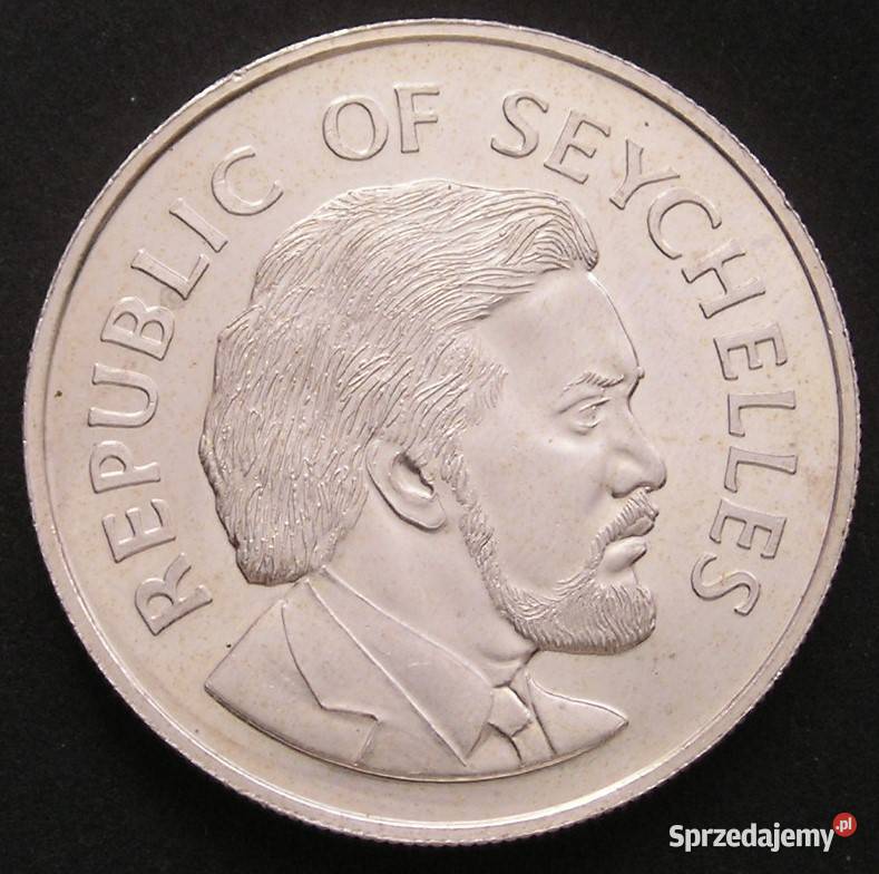 SESZELE 25 RUPEES 1977 SILVER JUBILEE ER II Łódź