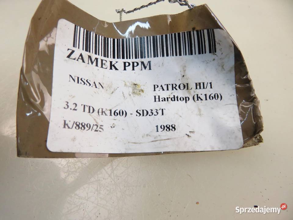 ZAMEK PRAWY PRZEDNI NISSAN PATROL III