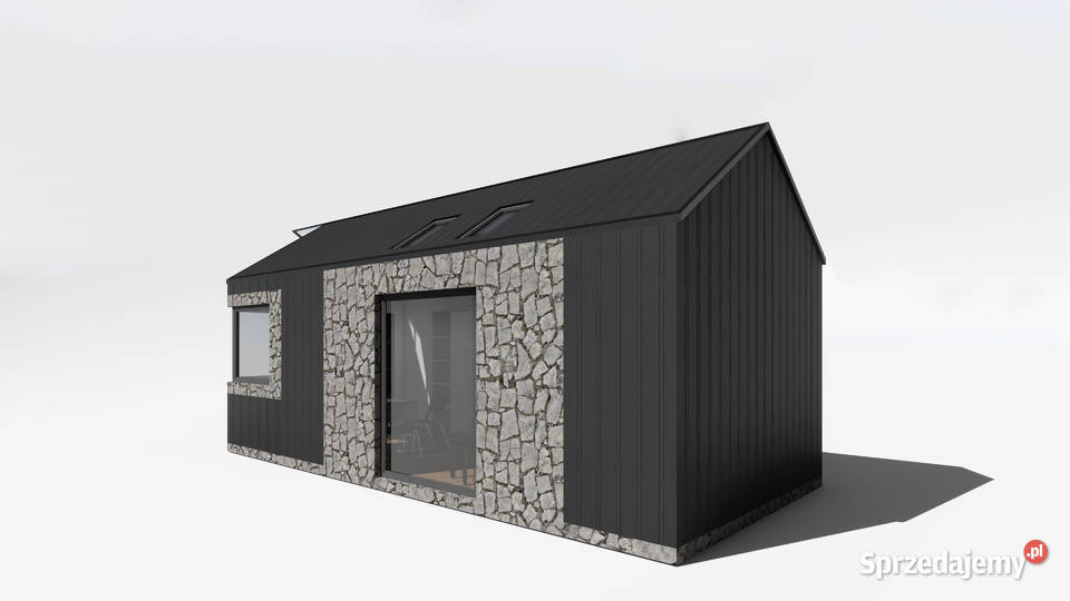 Działka z ramą domku letniskowego Tiny House świętokrzyskie Tur-Piaski sprzedam