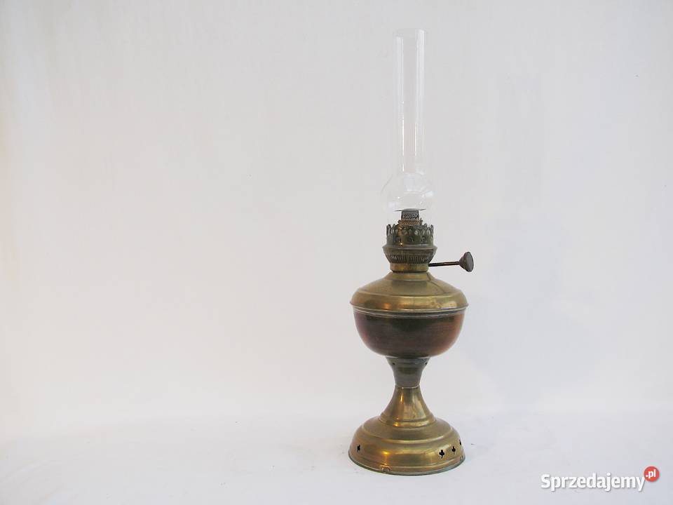 Lampka Lampa naftowa mosiądz